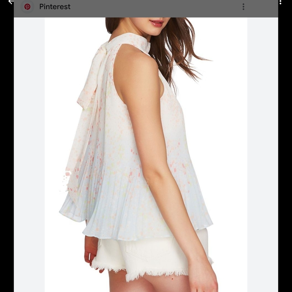 1. State Multicolor Sleeveless‎ Blouse 340
